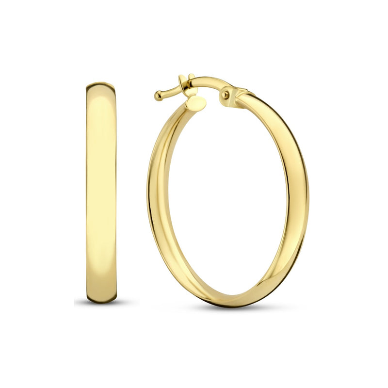 Isabel Bernard Rivoli Estrella 14 karaat gouden oorringen IB360126-zoom-