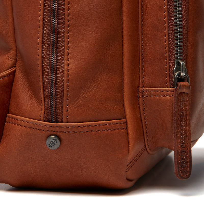 The Chesterfield Brand Santana Cognac Leather Backpack C58.030031-zoom-