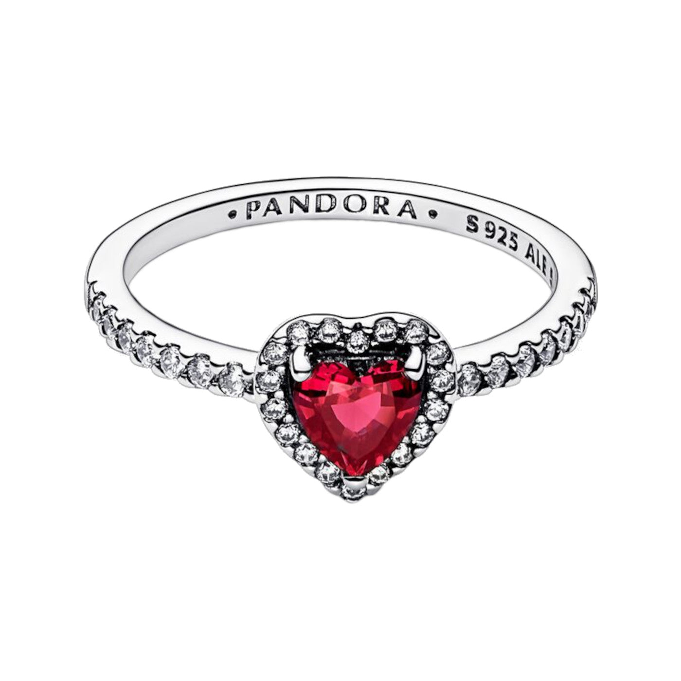 Pandora Timeless 925 Sterling Silver Heart Ring 198421C02-50