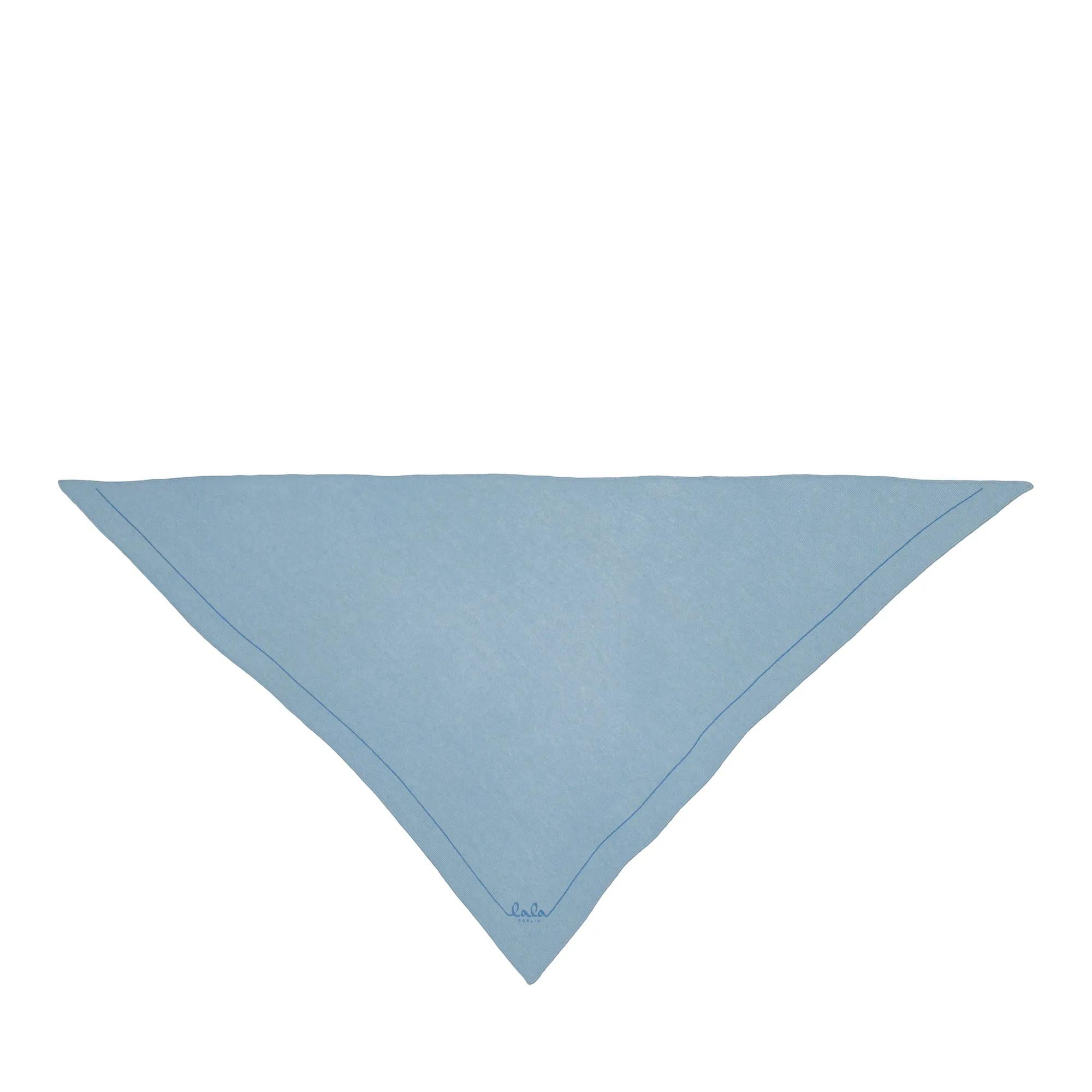 Lala Berlin Blue Cashmere Scarf 2001-A0533922