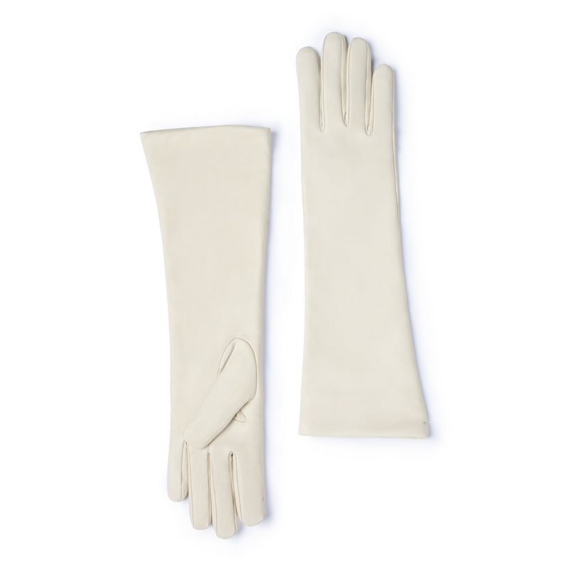 Isabel Bernard Isabel Bernard Honoré Estelle crème leren handschoenen van geitenleer IB67005-372-7-zoom-