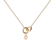 P D Paola Color 925 Sterling Silver Necklace with Gold Plating CO01-844-U