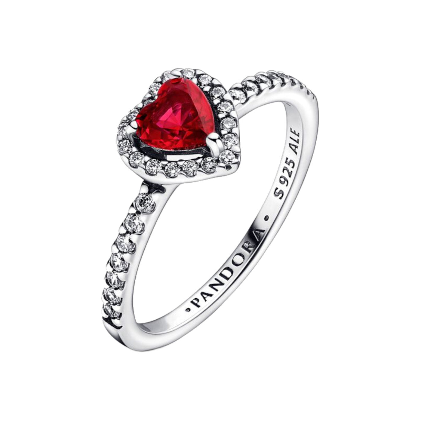 Pandora Timeless 925 Sterling Silver Heart Ring 198421C02-50