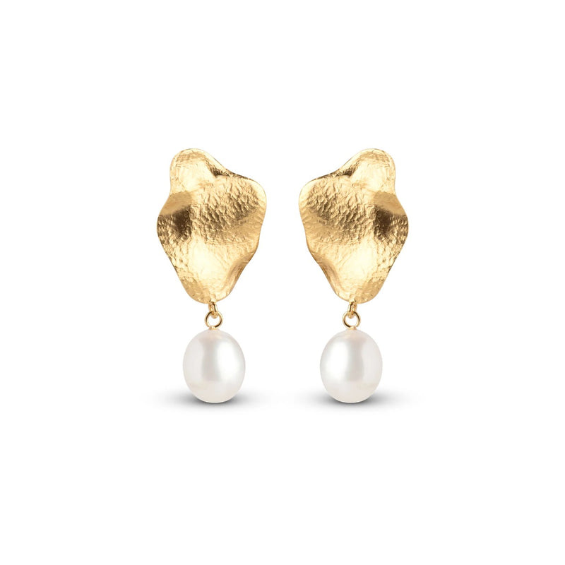 ENAMEL Copenhagen Gold Plated Earrings E375GM-PL-zoom-