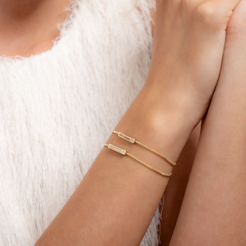 Isabel Bernard Le Marais Liaison 14 karaat gouden armband met zirkonia steentjes IB320154-zoom-