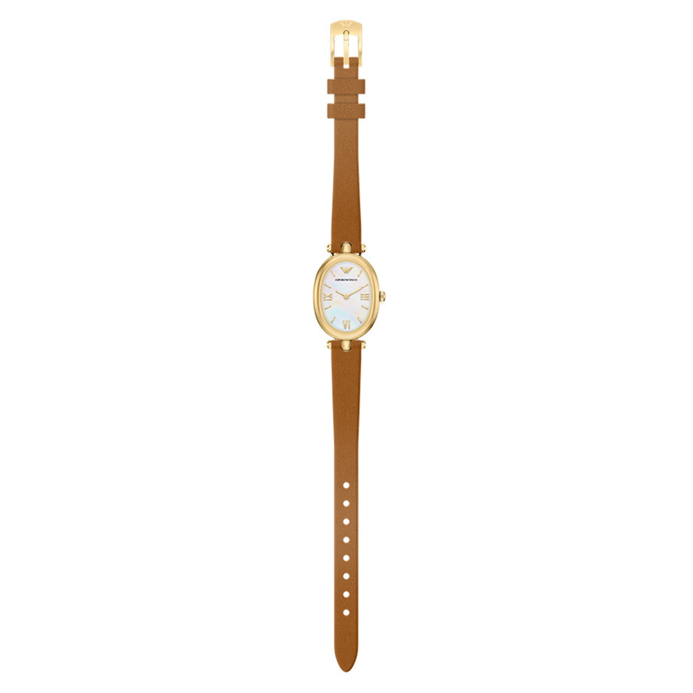Emporio Armani Oval White Dial Watch AR11780
