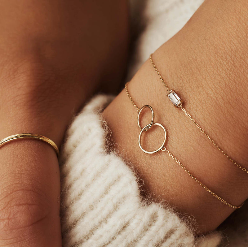 Isabel Bernard Le Marais Loulou 14 Karaat Gouden Armband IB320102 (Lengte: 18.00 cm)-zoom-