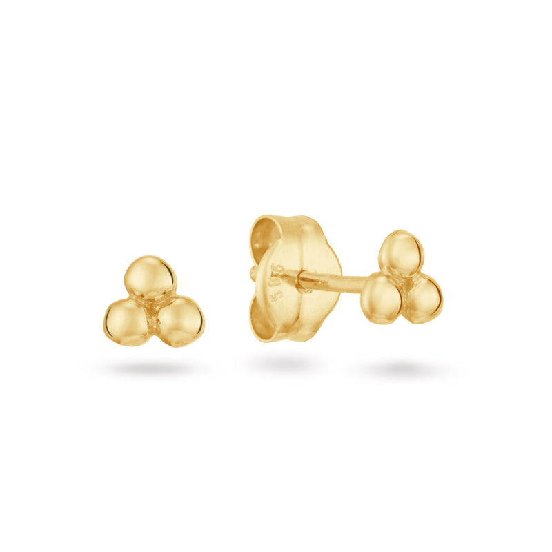 Jackie Gold Old Mill 14 Karat Gold Studs JKE25.432-zoom-