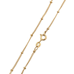 Elli 925 Sterling Silver Link Chain Necklace 2004-BF-0008219-001