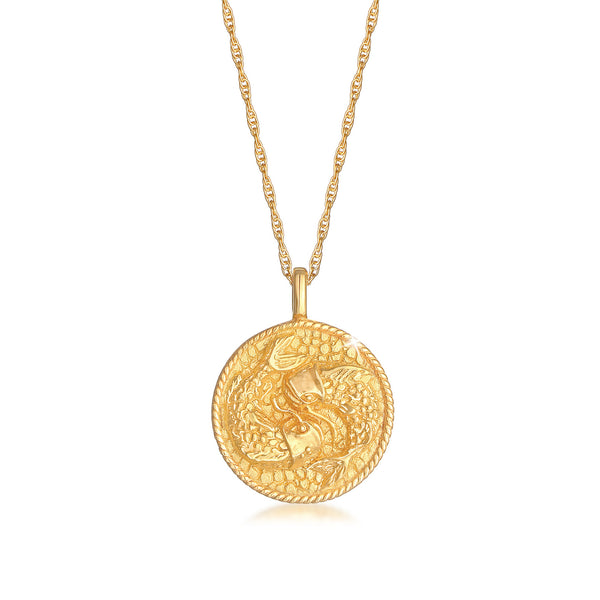 Elli 925 Sterling Silver Coin Necklace 2004-BF-0007799-001