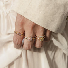 24Kae Gold Ring 124143Y/52