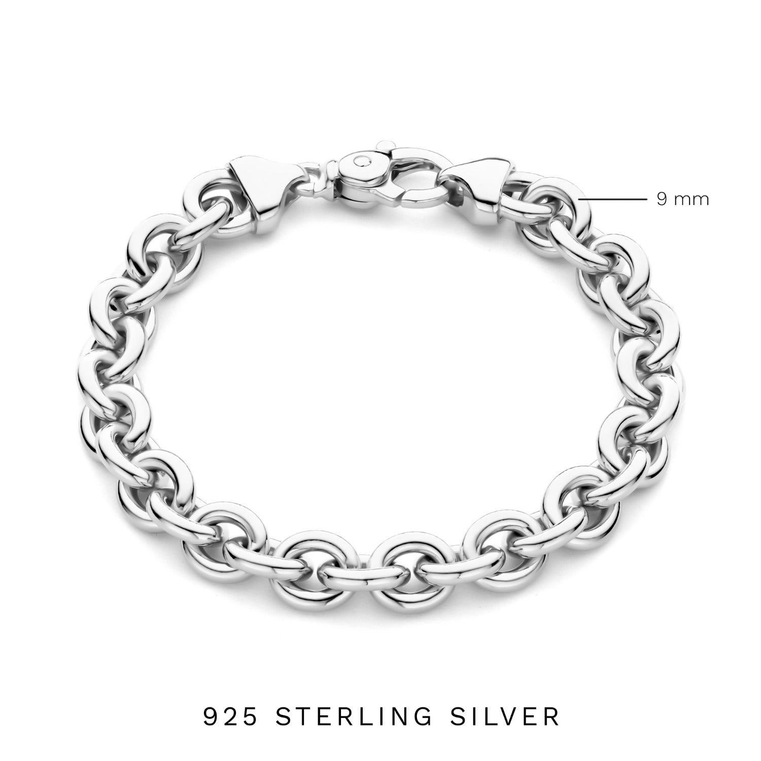 Parte Di Me Bibbiena Poppi Mila 925 Sterling Silver Link Bracelet PDM32125