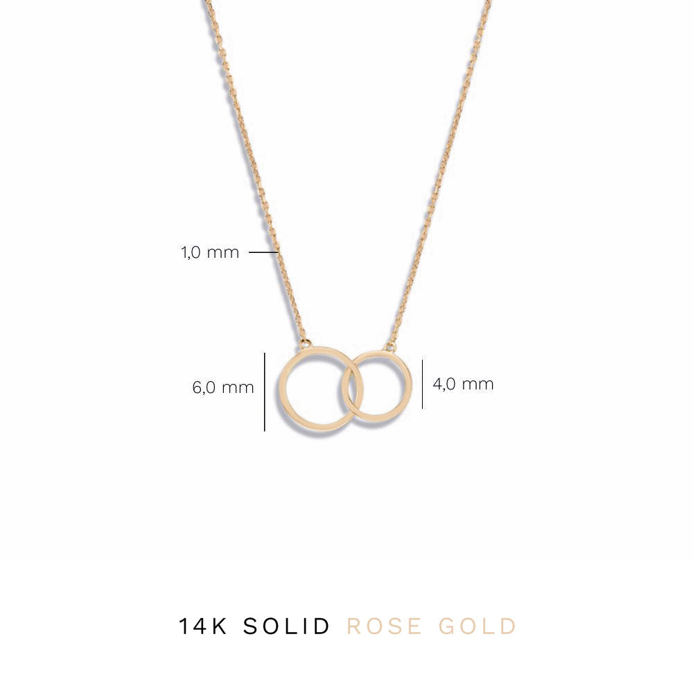 Isabel Bernard La Concorde Loulou 14 Carat Rosegold Necklace IB340141 (Length: 40.00-44.00 cm)