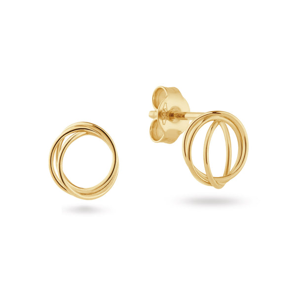 Spindle Studs | 14 karaat goud