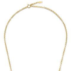 Isabel Bernard Cadeau d'Isabel 14 karat gold necklace and bracelet gift set with chains IB90181