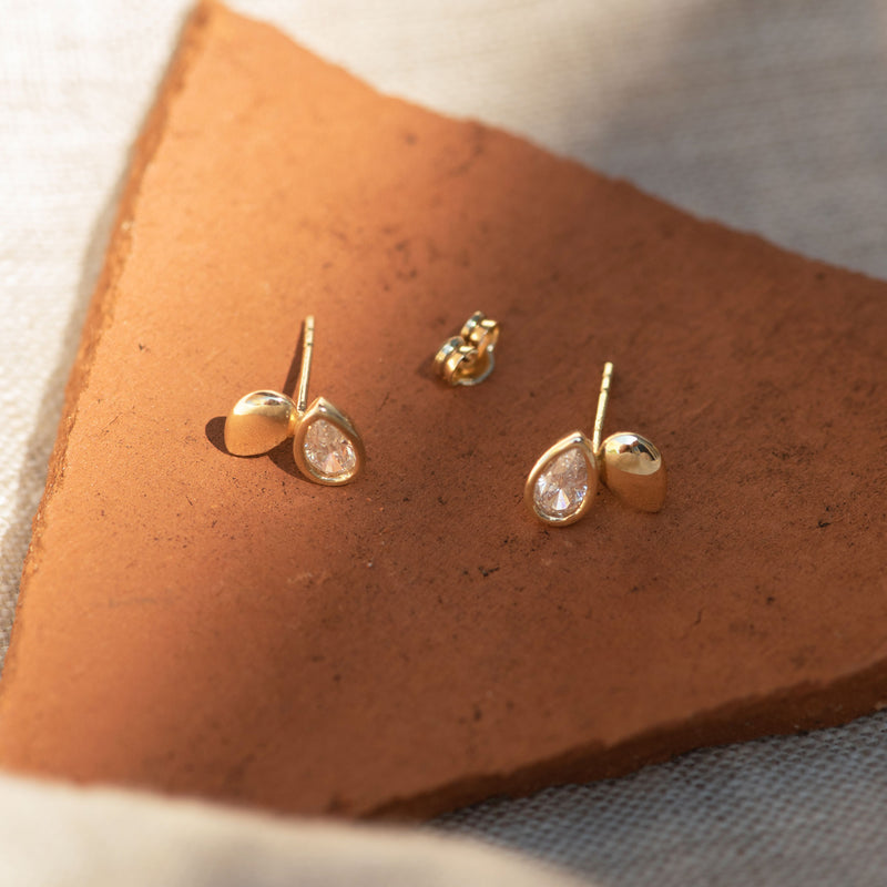 Beloro Jewels Monte Napoleone Natalia 9 karaat oorknoppen BO360019-zoom-