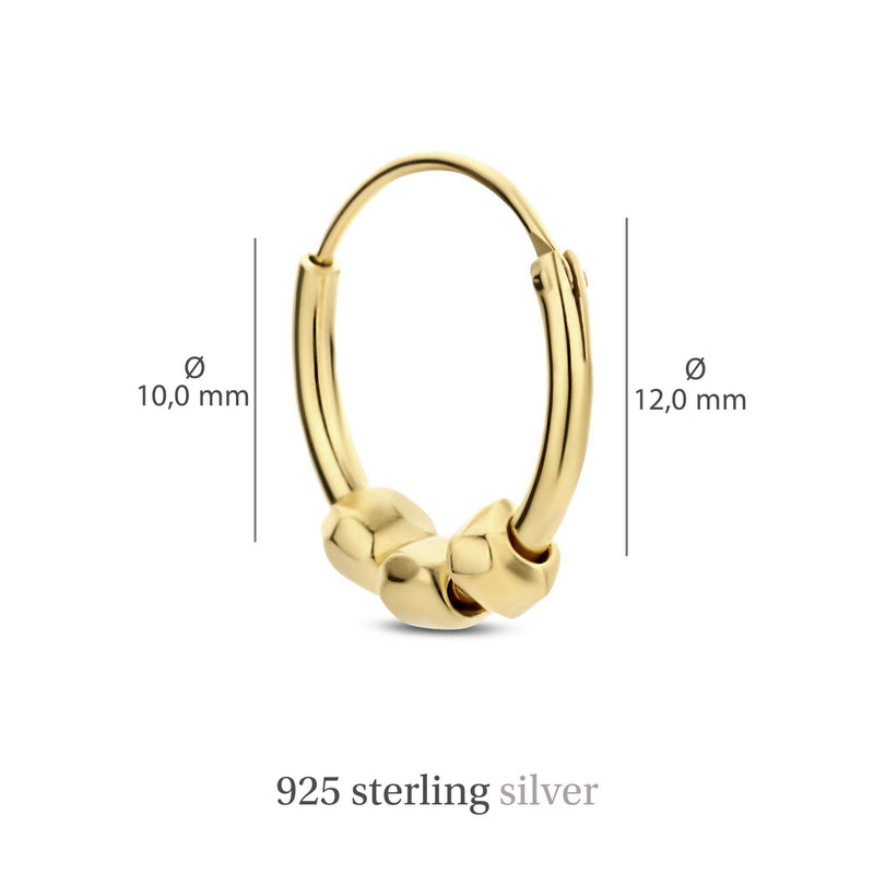 Violet Hamden Sisterhood Feminine 925 Sterling Zilveren Gold Plated oorringen VH360023-zoom-