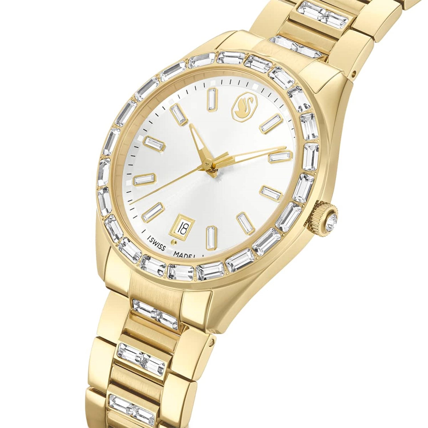 Swarovski Matrix Gold-Tone Watch 5745534