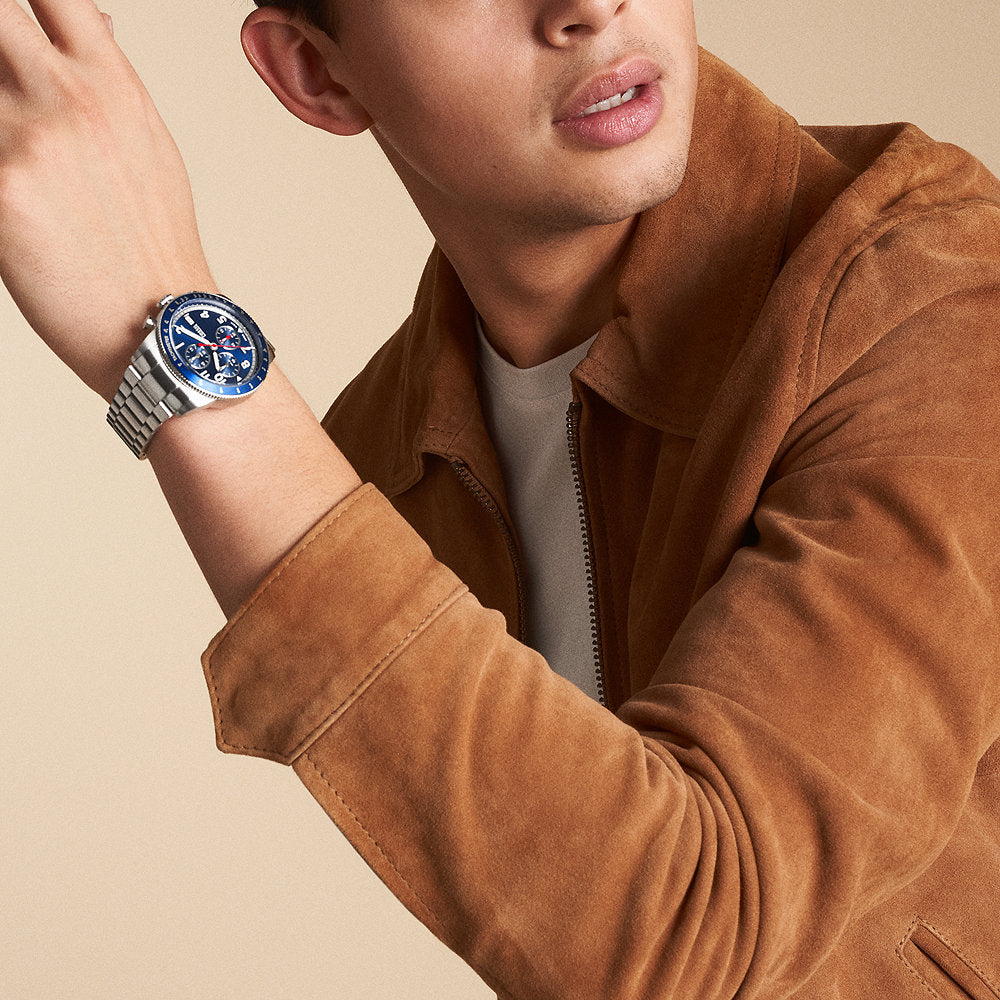 Fossil Sport Tourer Silver Watch FS6047