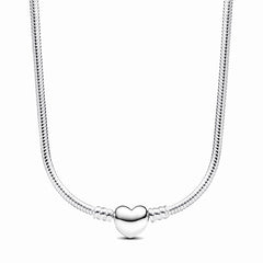 Pandora Moments 925 Sterling Silver Snake Chain Necklace 393091C00-45