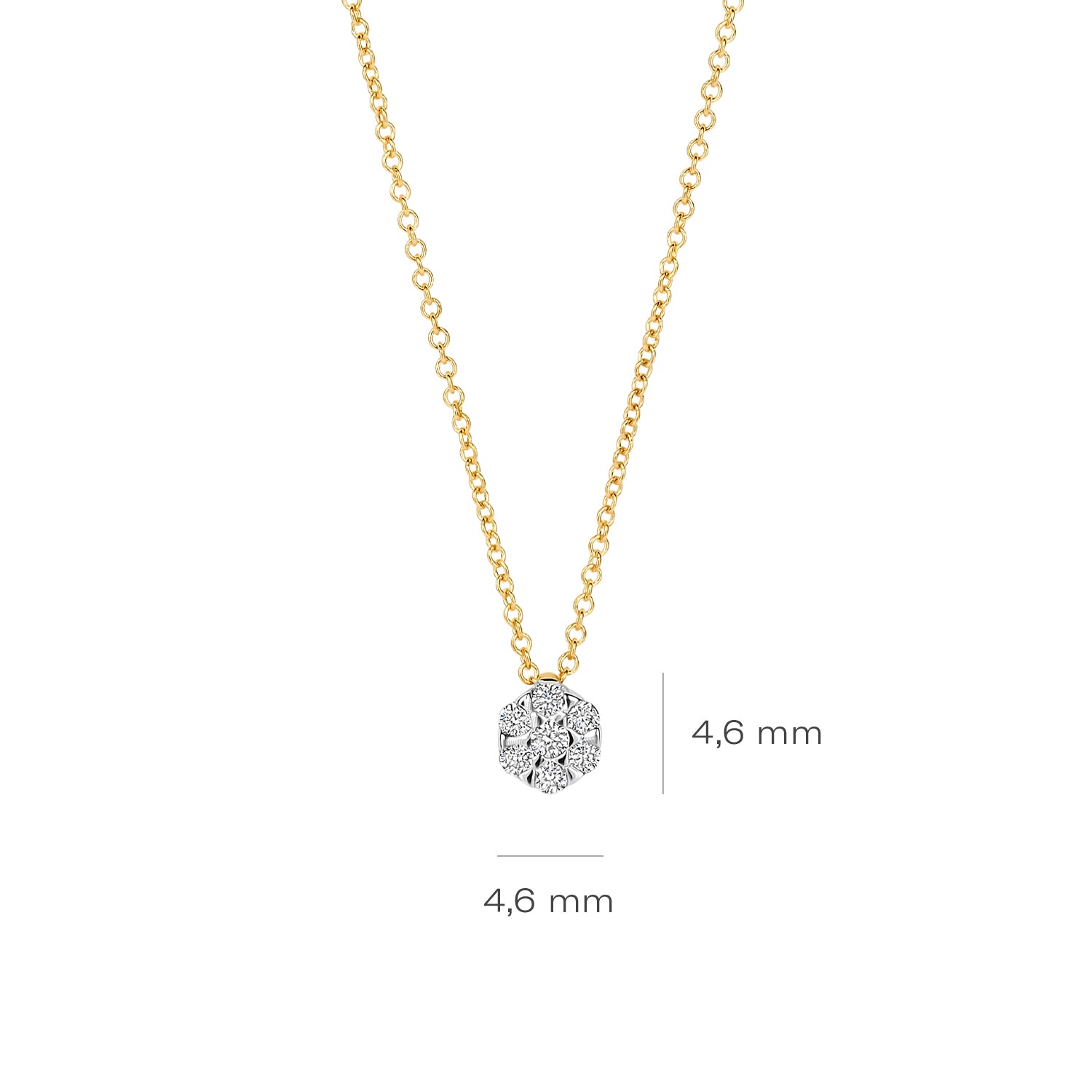 Blush Natural Diamonds 14 karat gold Necklace 3616BDI
