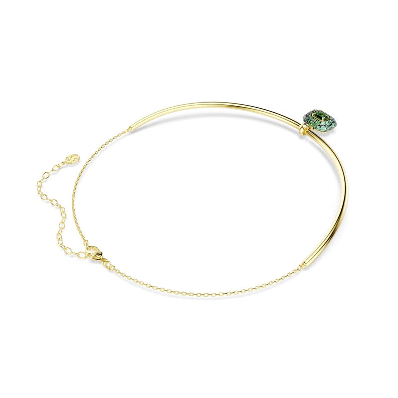 Swarovski Sublima Glam Gouden Choker met Groene Accenten 5760763-zoom-