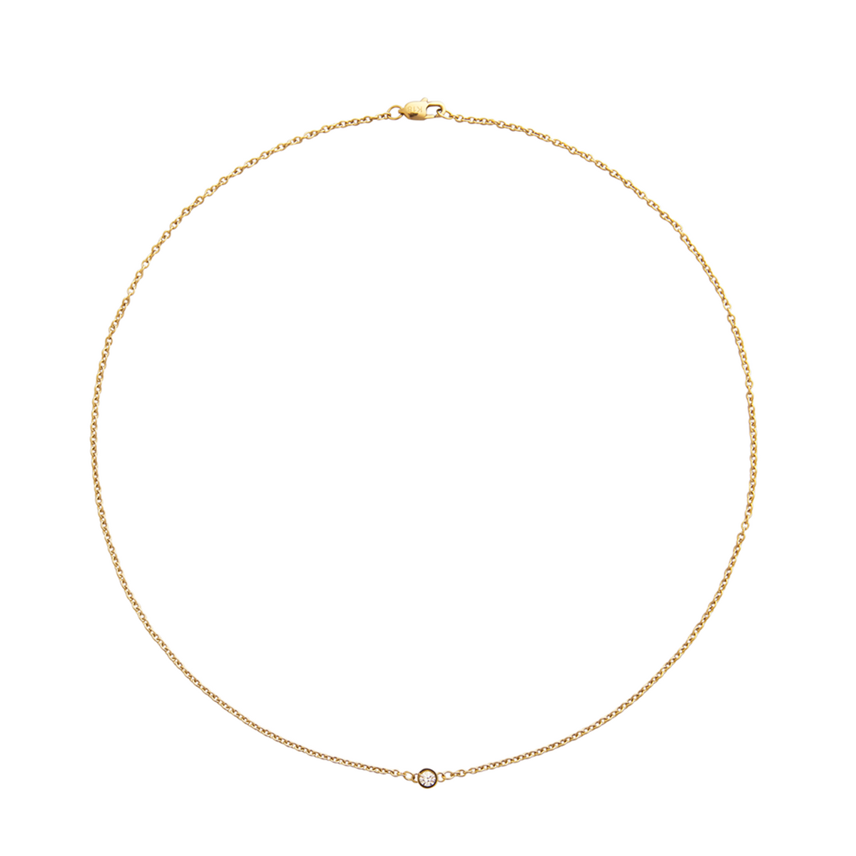 Mockberg Thin Diamond Necklace MO560