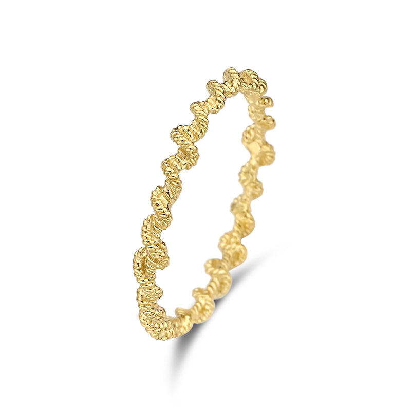 Violet Hamden Sisterhood Lunar 925 Sterling Zilveren Gold Plated Ring gedraaid VH13030G-50-zoom-