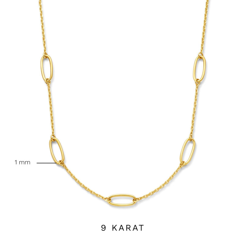 Beloro Jewels Regalo d'Amore 9 karaat gouden ketting en armband cadeauset BO90030-zoom-