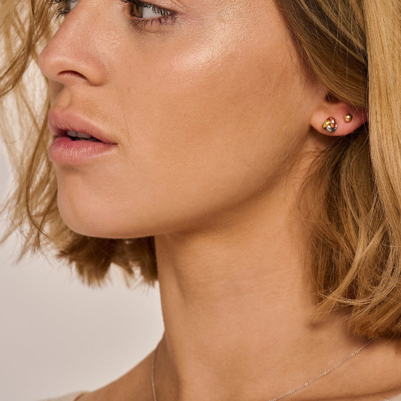 Blush 14 Carat Golden Earrings 7157WYR-zoom-