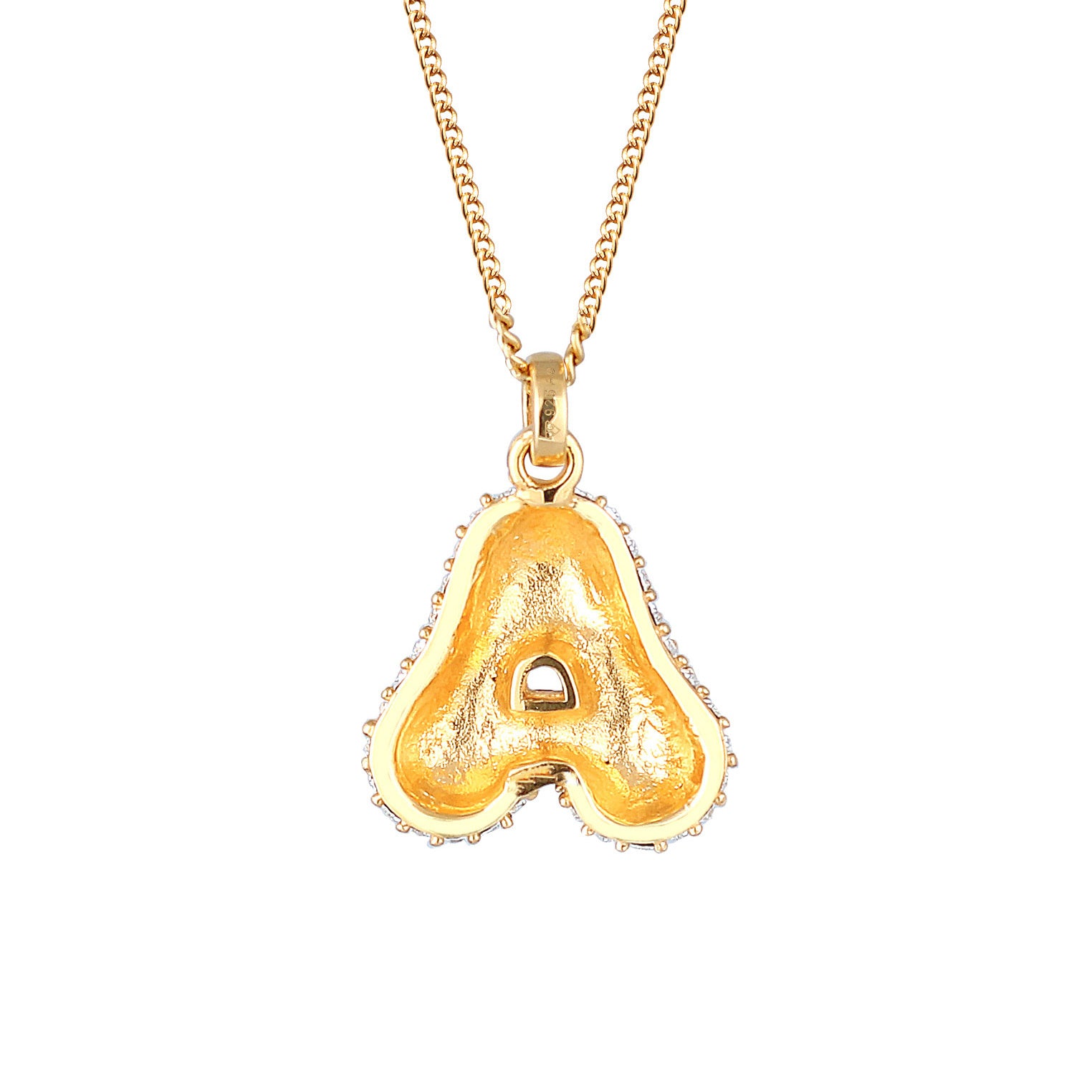 Elli 925 Sterling Silver Necklace Gold plated 2004-BF-0008260-001