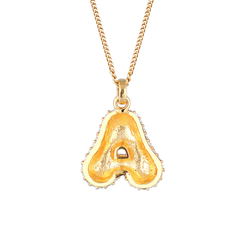 Elli 925 Sterling Silver Necklace Gold plated 2004-BF-0008260-001-zoom-