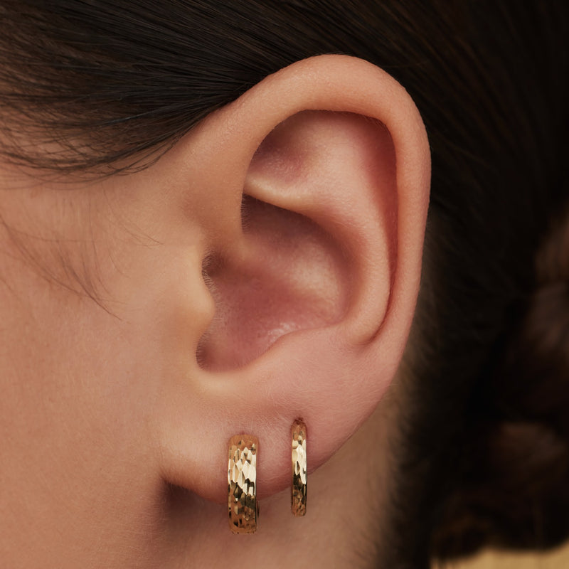 Isabel Bernard Cadeau d'Isabel 14 karaat gouden oorbellenset IB90177-zoom-