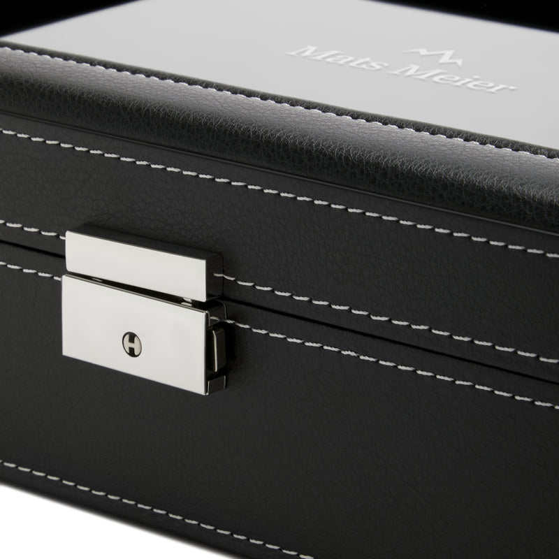 Mats Meier Mont Fort Zwarte Horlogebox voor 8 Horloges MM-Watchbox-1904-zoom-