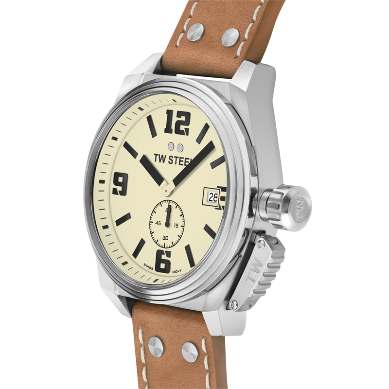 TW Steel Canteen Cream Men's Watch 2002-TW1000