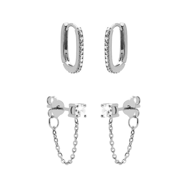 Karma 925 Sterling Silver Sun Kissed Earparty EPV22S