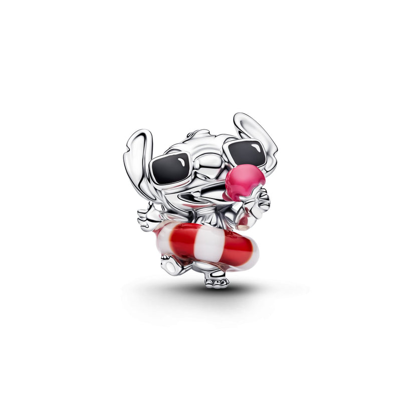 Pandora Disney Murano Glass and Enamel Disney Stitch Zomer Bedel 794642C01-zoom-