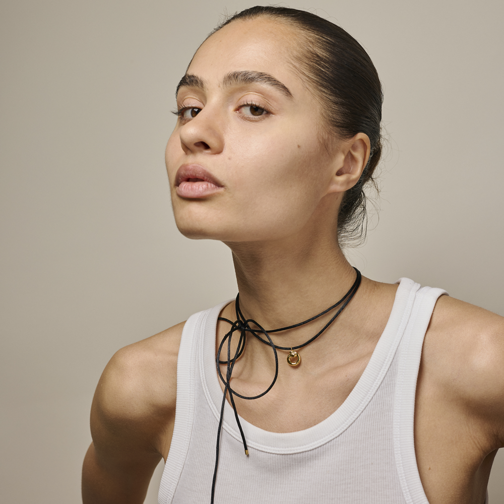 ENAMEL Copenhagen Recycled 925 Sterling Silver Gold Plated Necklace N144G