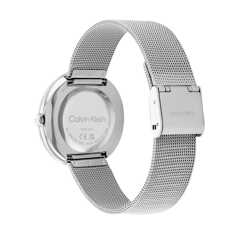 Calvin Klein Twisted Bezel Zilverkleurig Dames Horloge 2002-CK25200011-zoom-