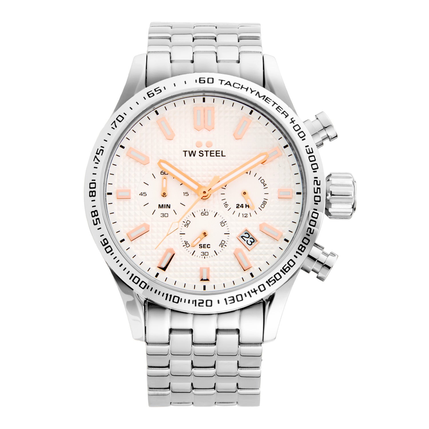 TW Steel Volante Wit Heren Horloge 2002-TWVB1