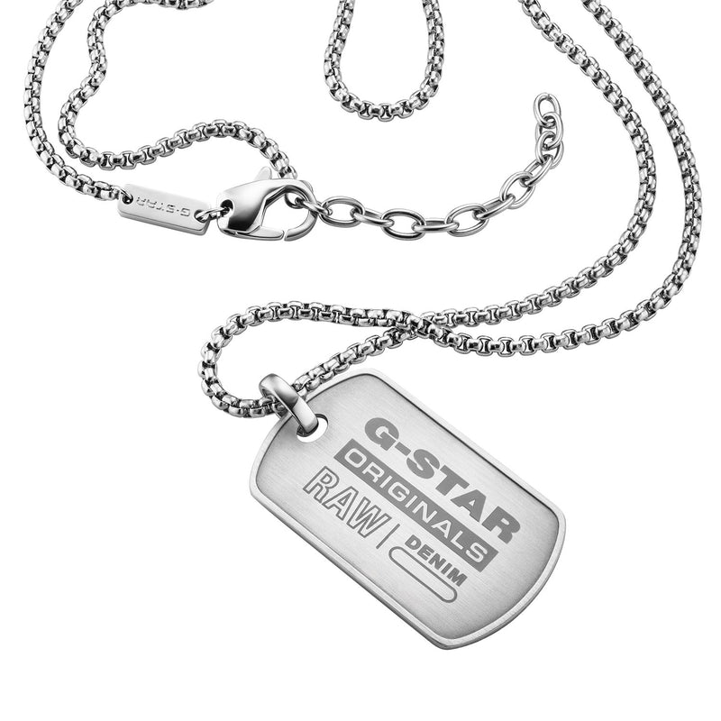 G-STAR R-Tag Zilveren Ketting GSJ.103.01-zoom-