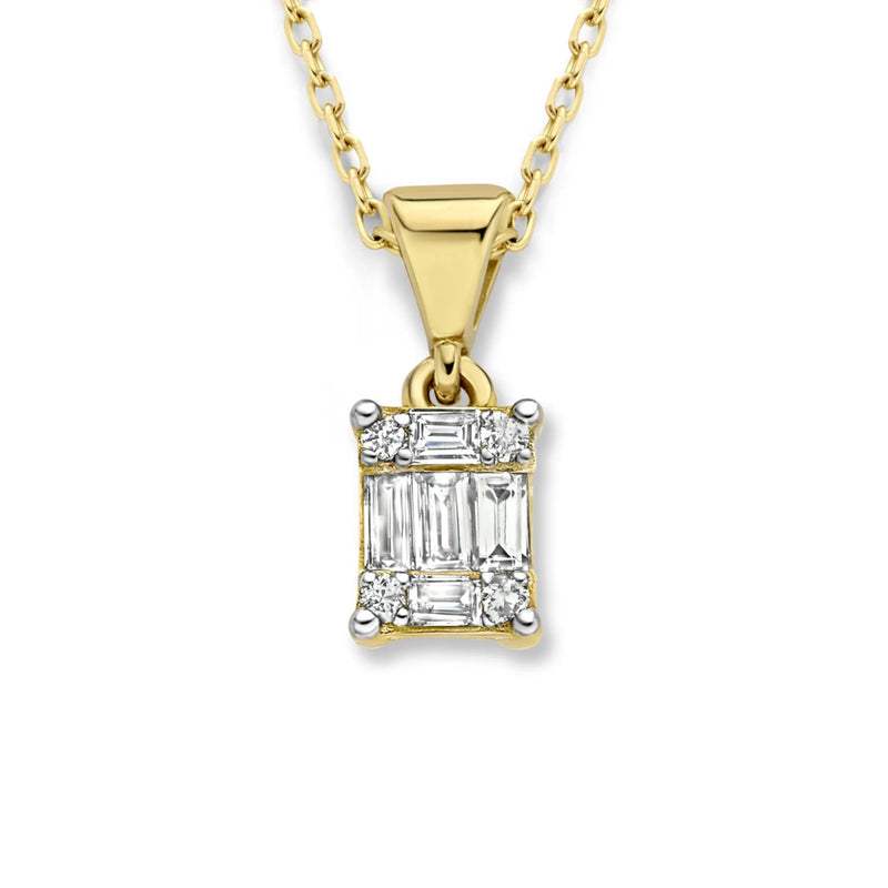 Isabel Bernard De la Paix Maxime 14 Karaat Gouden Collier | Diamant 0.11 ct | IBD350017-zoom-
