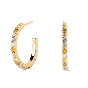 P D Paola Color 925 Sterling Silver Earrings with Gold Plating AR01-B96-U