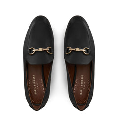 Isabel Bernard Vendôme Fleur Zwarte Leren Loafers Van Kalfsleer IB51000-01-36