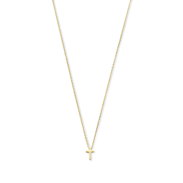 Monceau Solange 14 karaat gouden ketting met kruisje