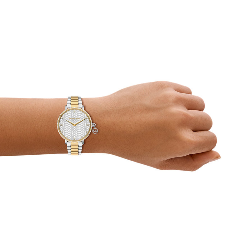 Michael Kors Pyper Round White Dial Watch MK7574-zoom-