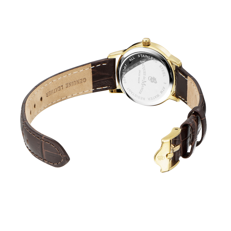 Jacques Du Manoir Genesis Ladies Champagne Women's Watch JWL04904-zoom-