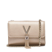 Valentino Bags Divina Gold Crossbody Bag VBS1R403GORO