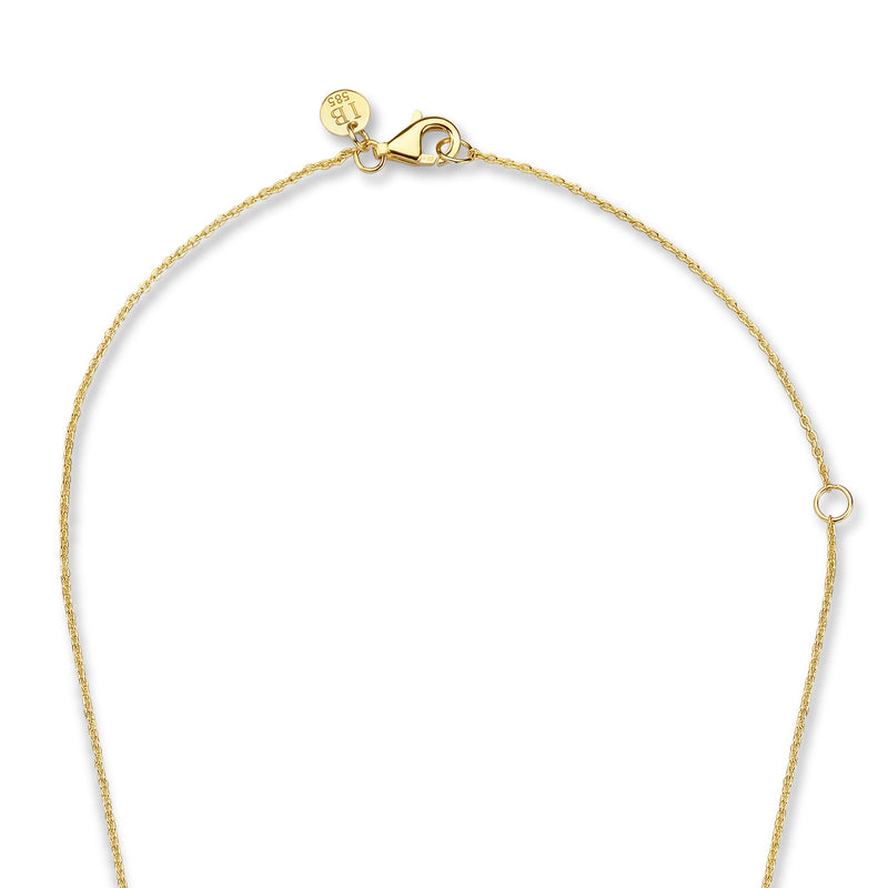 Isabel Bernard Belleville Luna 14 Karaat Gouden Collier IB340024 (Lengte: 40.00-45.00 cm)-zoom-