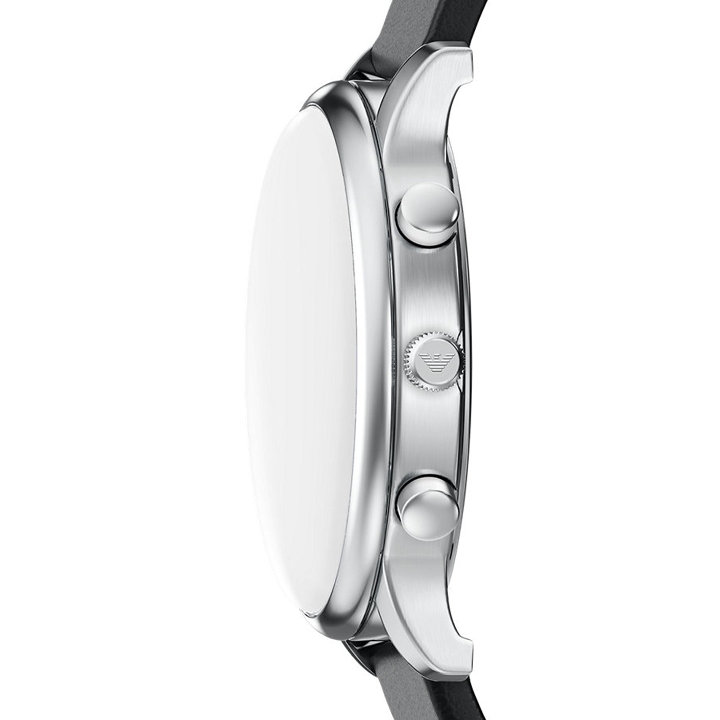 Emporio Armani Round Black Dial Watch AR11774